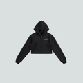 GetNude Ambigram Cropped Zip Hoodie