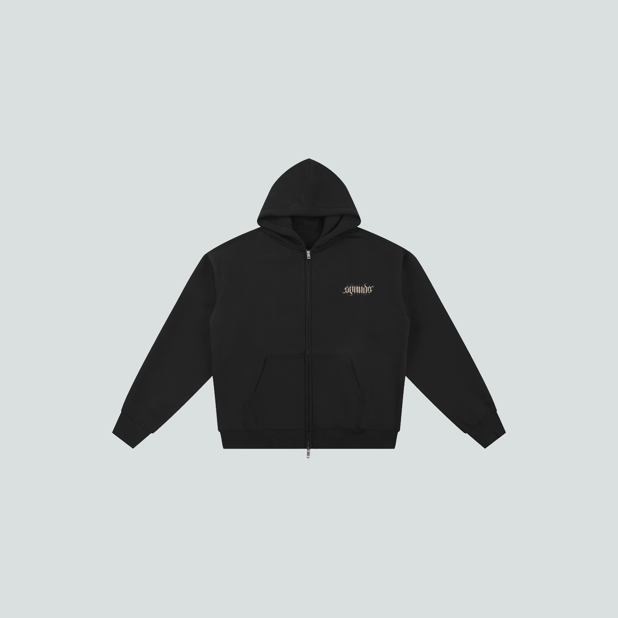 GetNude Ambigram Zip Hoodie