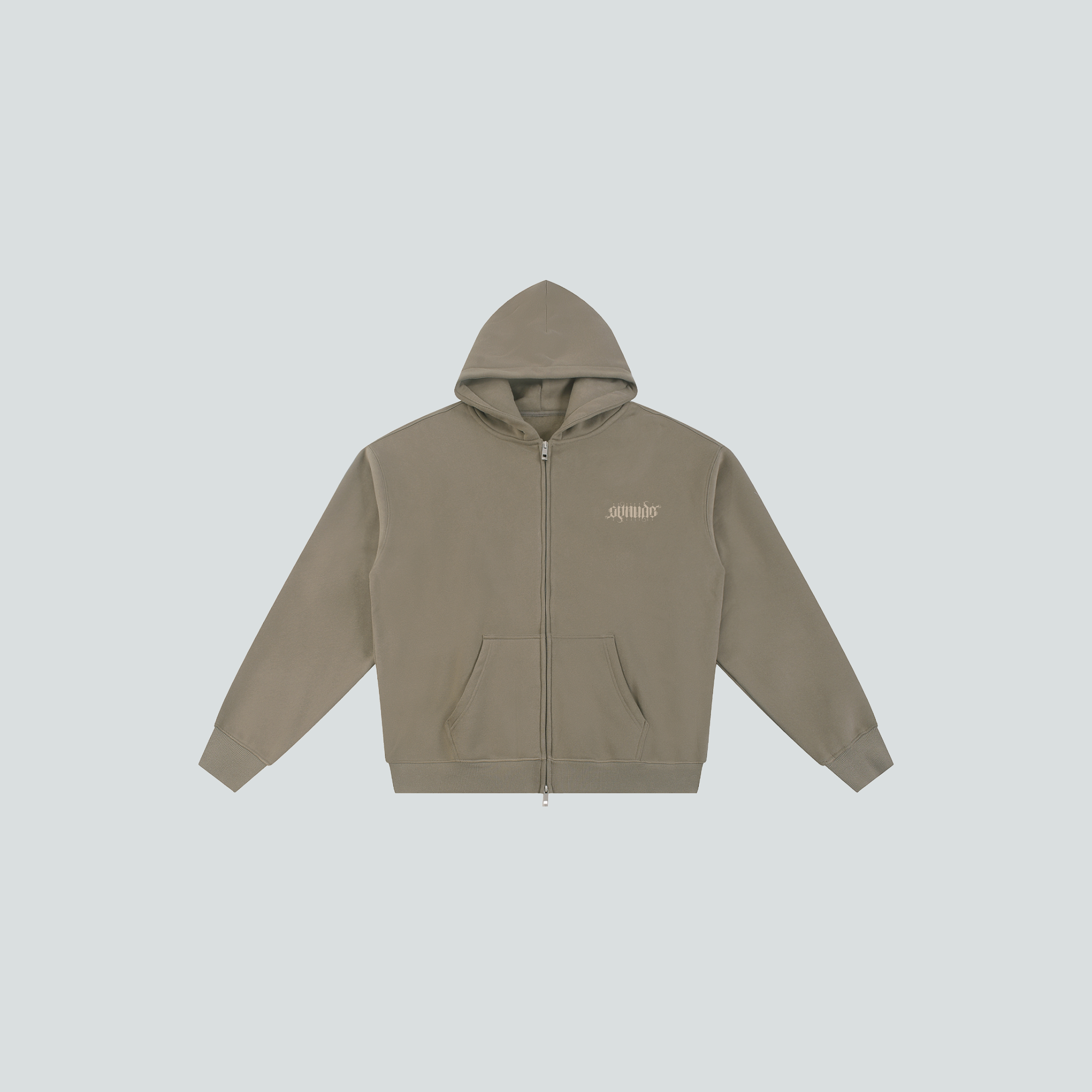 GetNude Ambigram Zip Hoodie