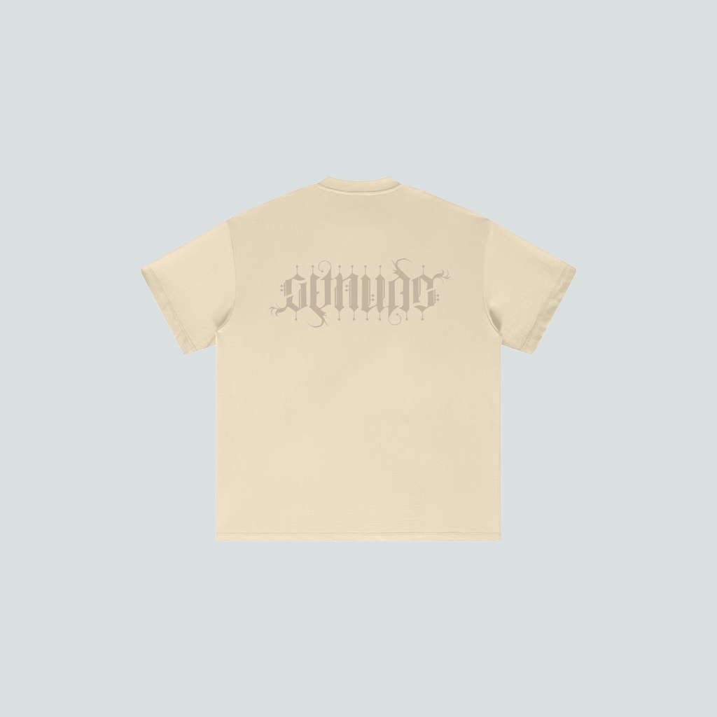 GetNude Ambigram Heavyweight T-Shirt